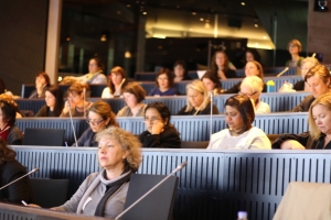 Presenter speaking to educators during a professional learning session.